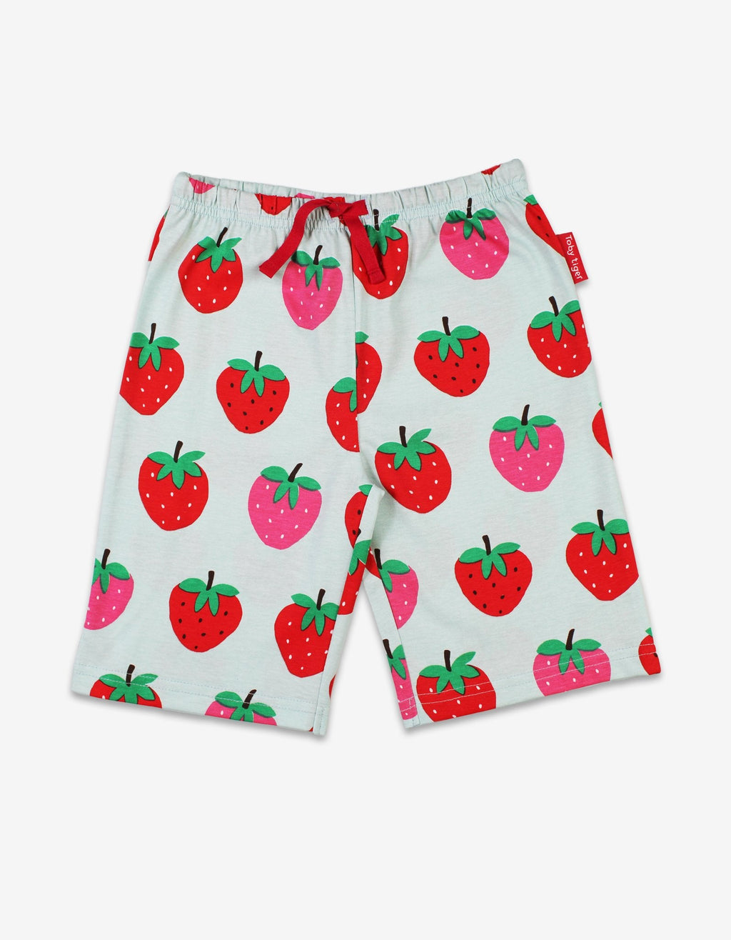 Organic Short Pyjamas - Strawberry Print