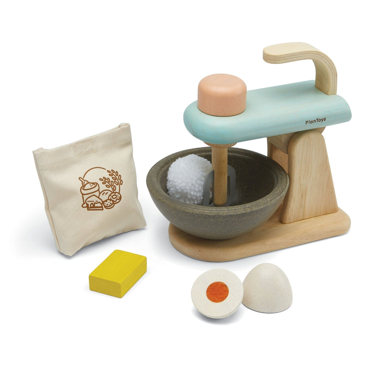 PlanToys Wooden Cake Mixer Set - Baby&More