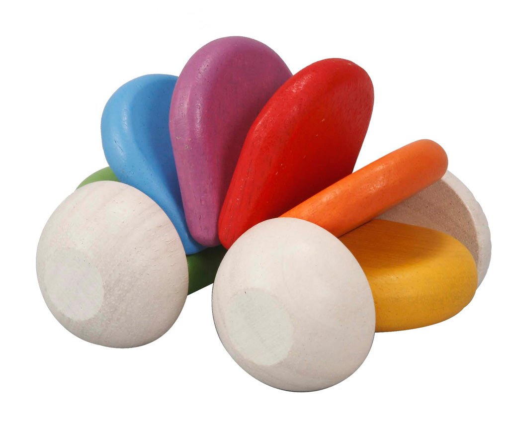 PlanToys Wooden Rainbow Car Toy - Baby&More