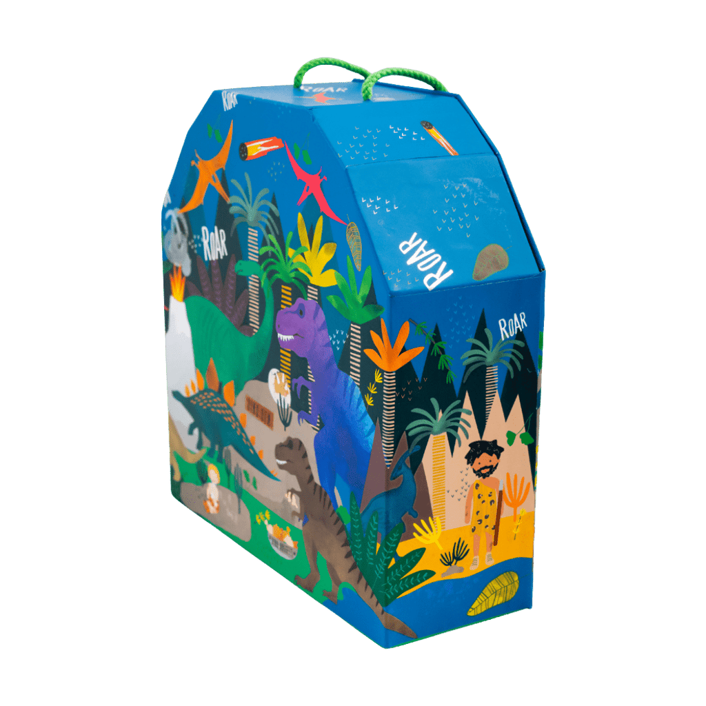 Playbox With Wooden Pieces - Dinosaur - Baby&More