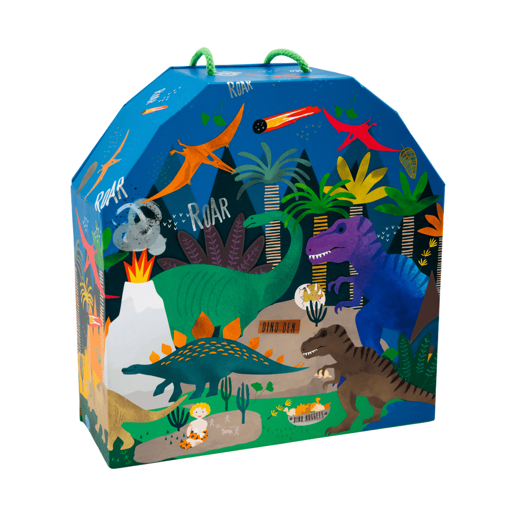 Playbox With Wooden Pieces - Dinosaur - Baby&More