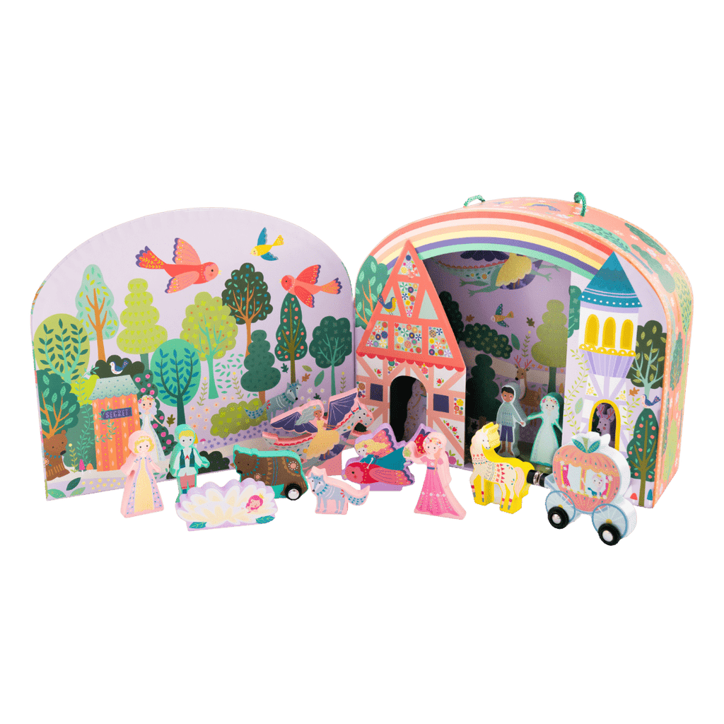 Playbox With Wooden Pieces - Fairy Tale - Baby&More