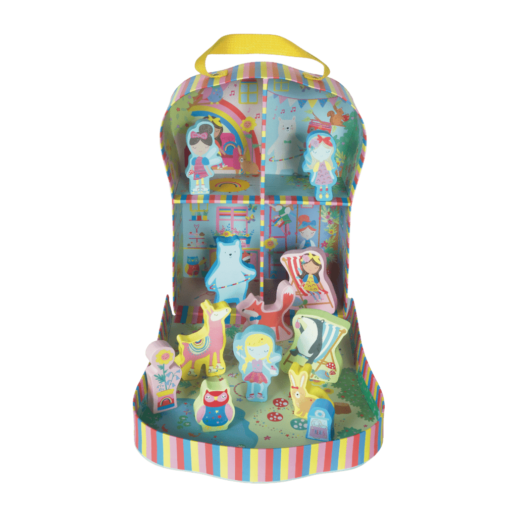 Playbox With Wooden Pieces - Rainbow Fairy - Baby&More