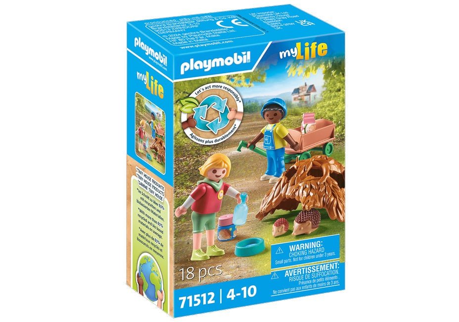 Playmobil Children with Hedgehog Family - 71512 - Baby&More
