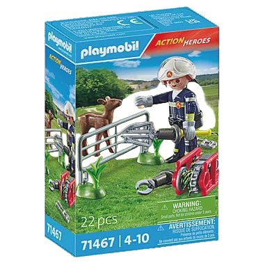 Playmobil Firefighter Animal Rescue - 71467 - Baby&More