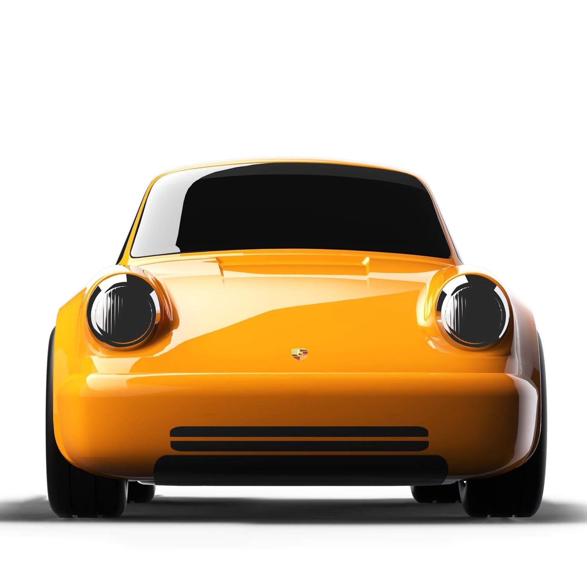 Porsche 911 Racing Car Yellow Toy Car - Baby&More