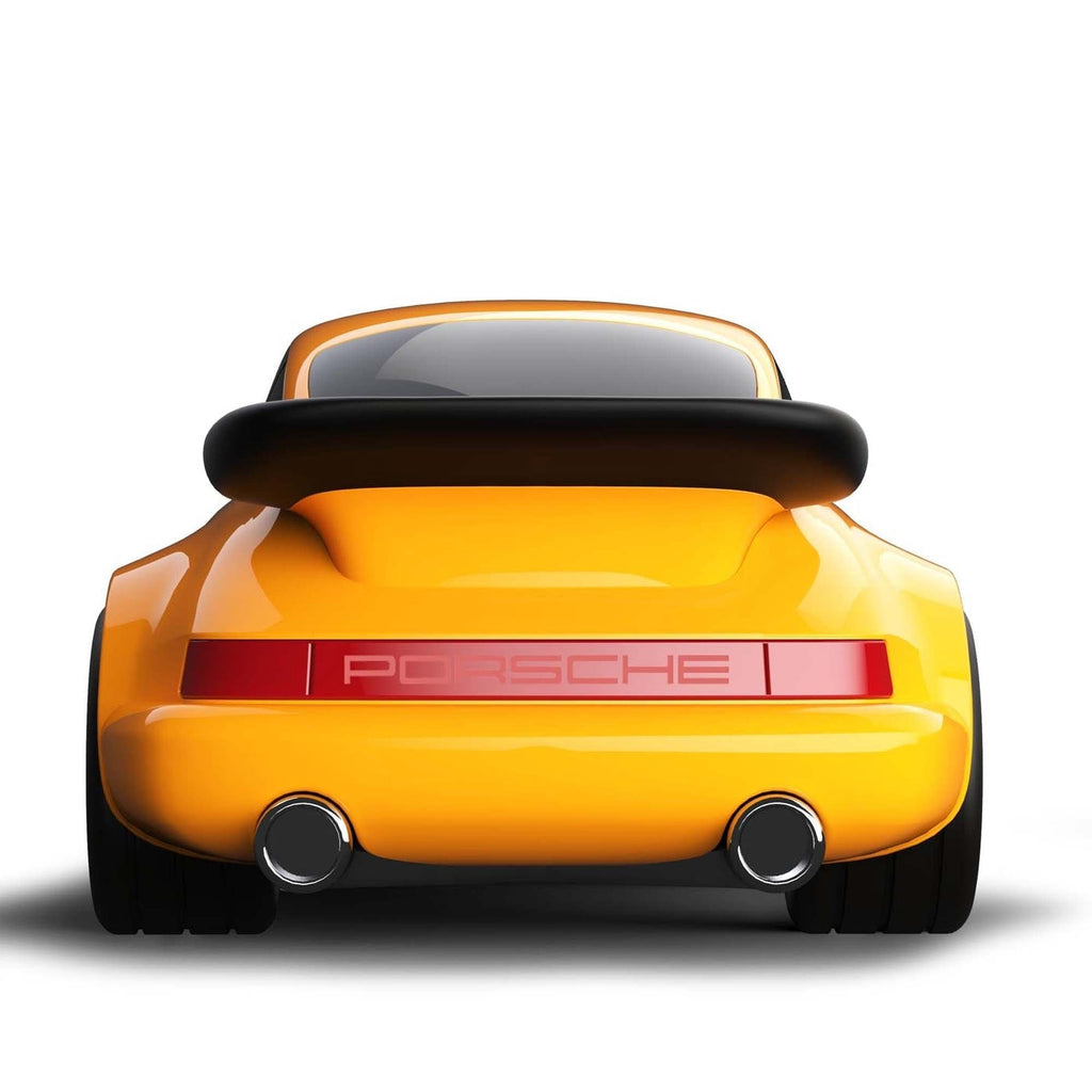 Porsche 911 Racing Car Yellow Toy Car - Baby&More