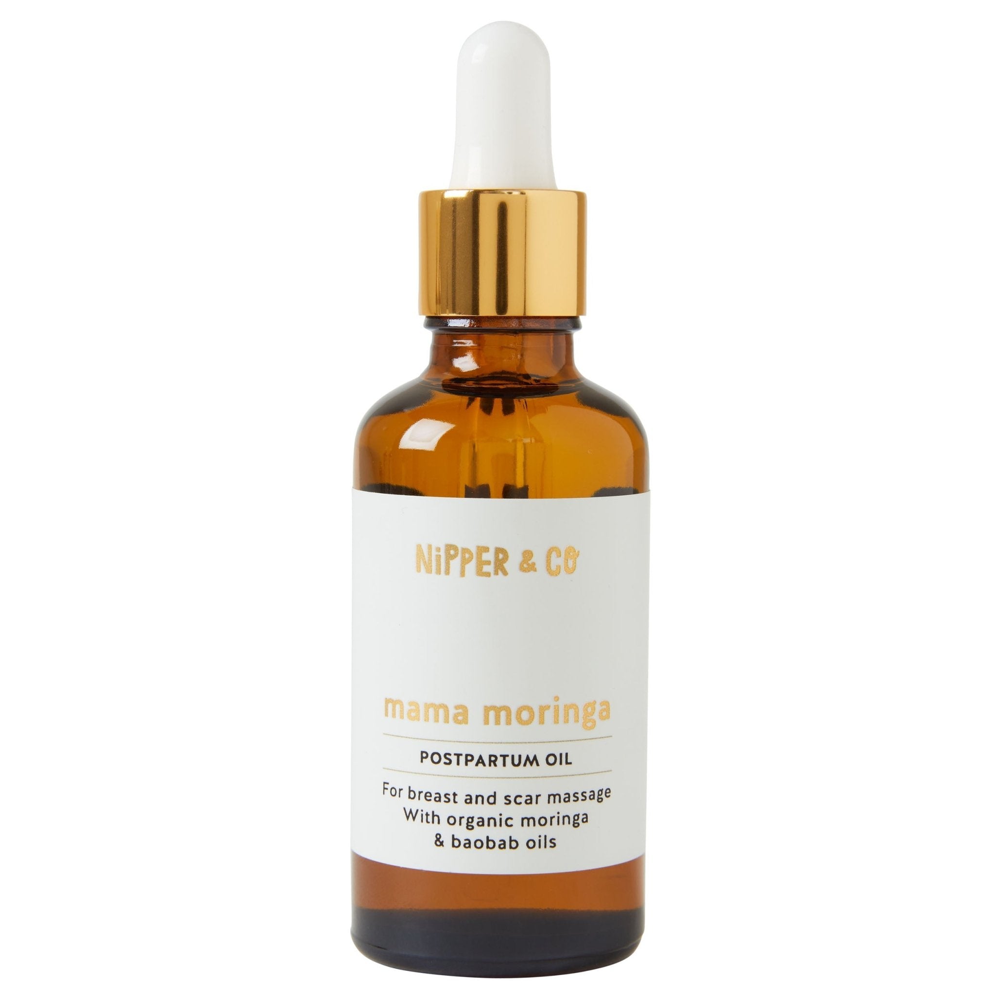 Postpartum Oil for Scar and Breast Massage, with Precious Moringa & Baobab - Baby&More