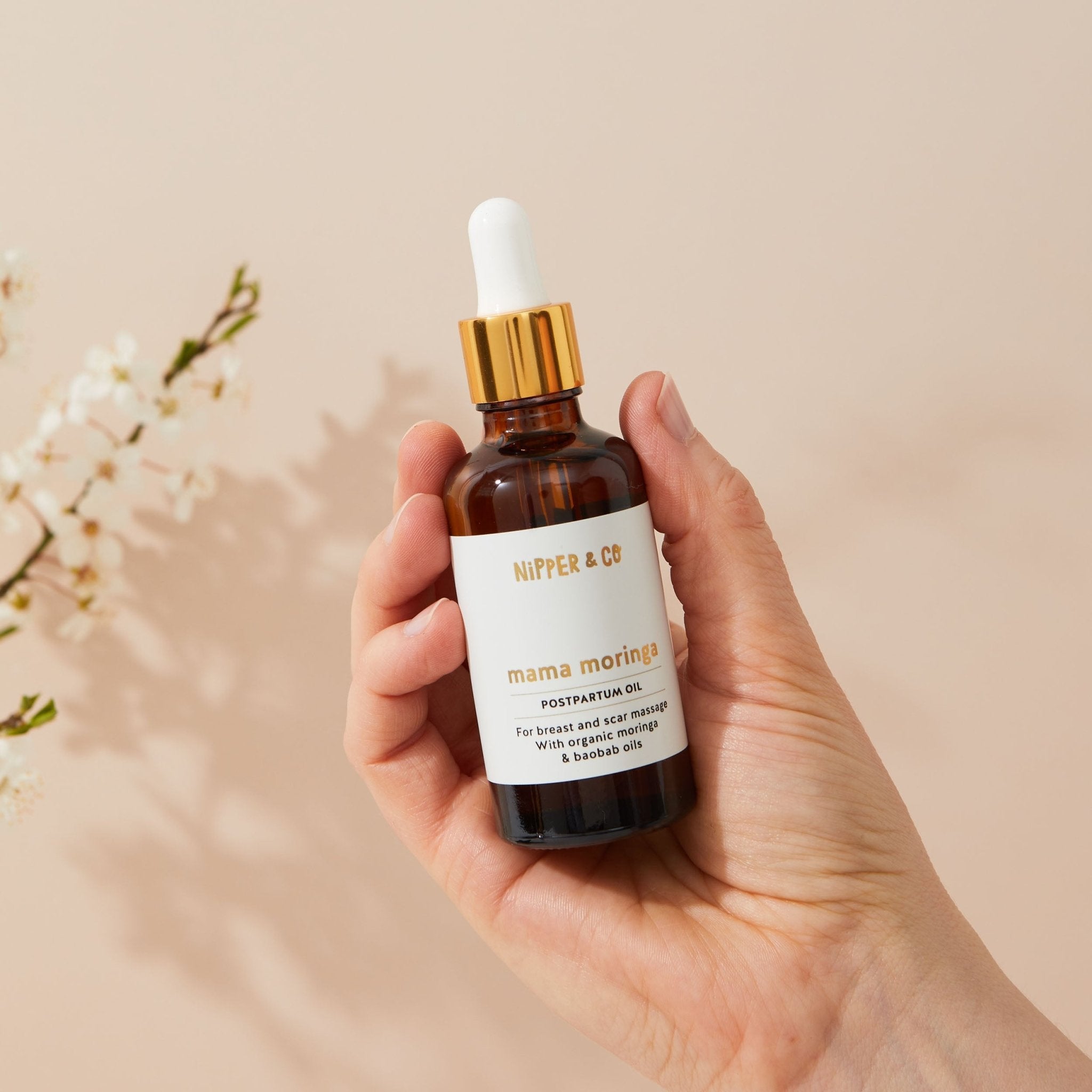 Postpartum Oil for Scar and Breast Massage, with Precious Moringa & Baobab - Baby&More