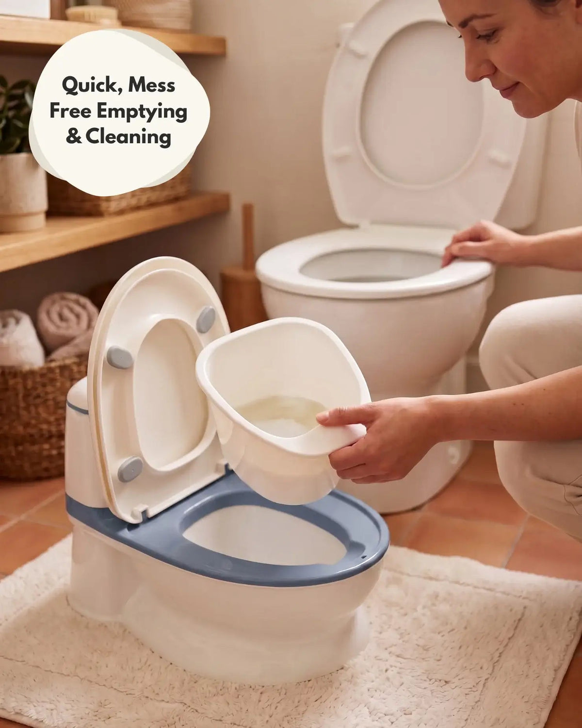 Pote Pals My First WC Potty - Blue - Baby&More