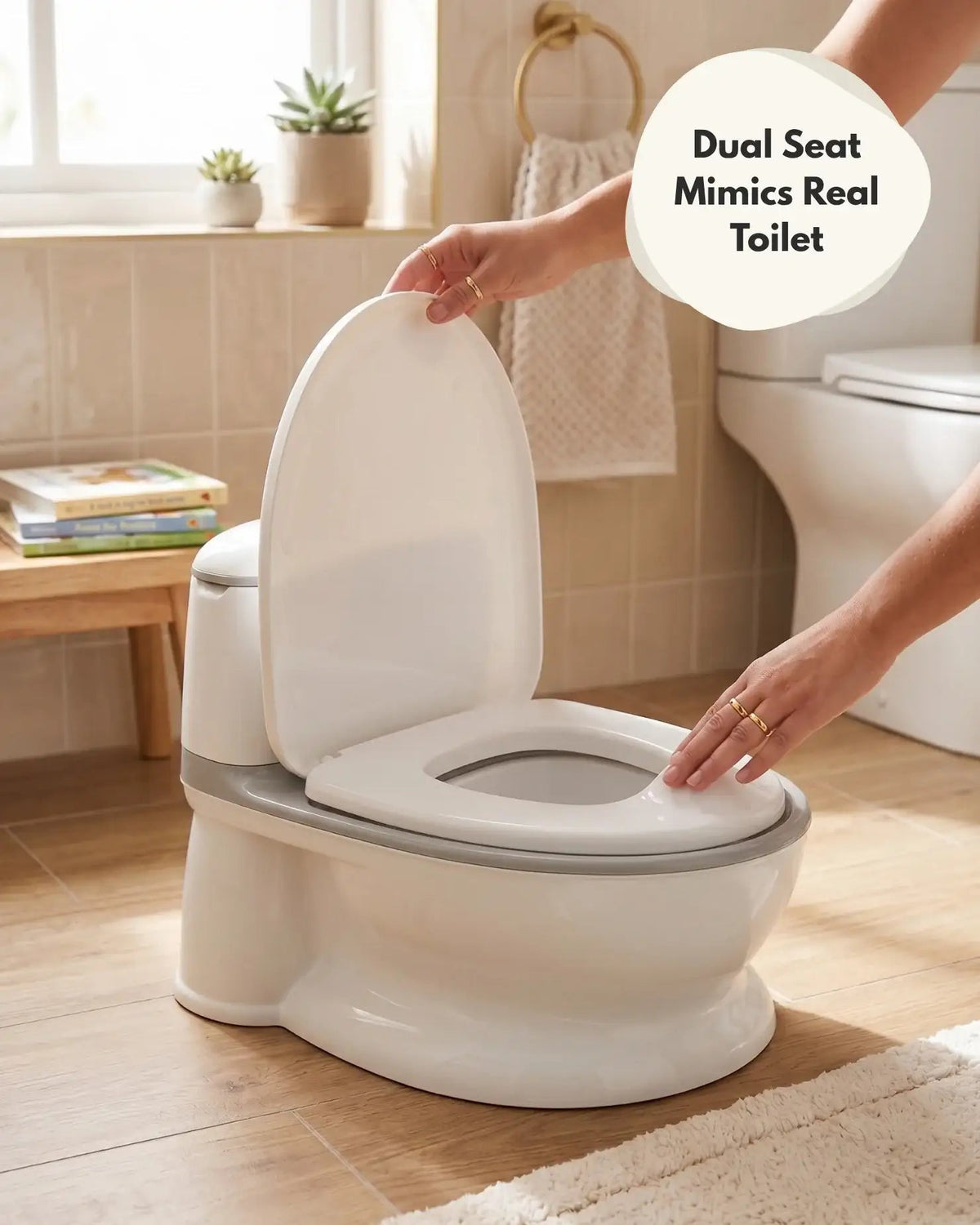 Pote Pals My First WC Potty - Grey - Baby&More