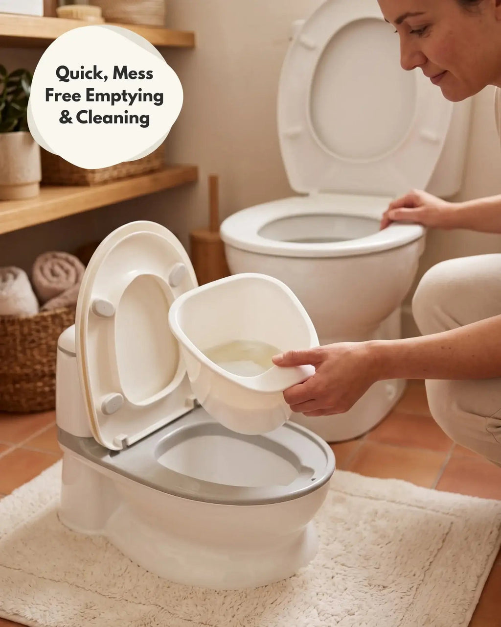 Pote Pals My First WC Potty - Grey - Baby&More