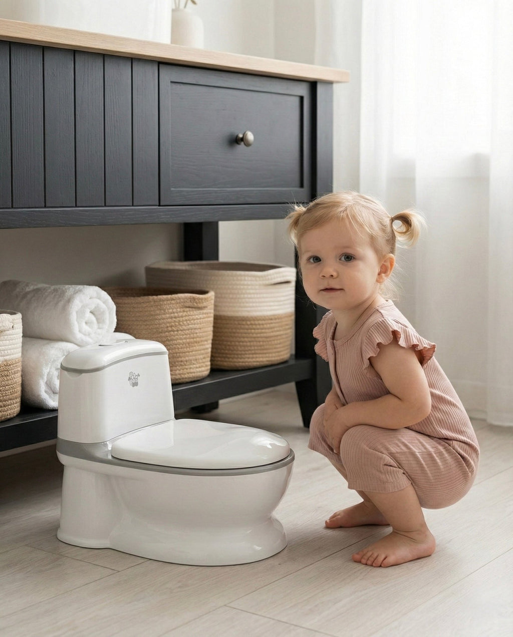 Pote Pals My First WC Potty - Grey - Baby&More