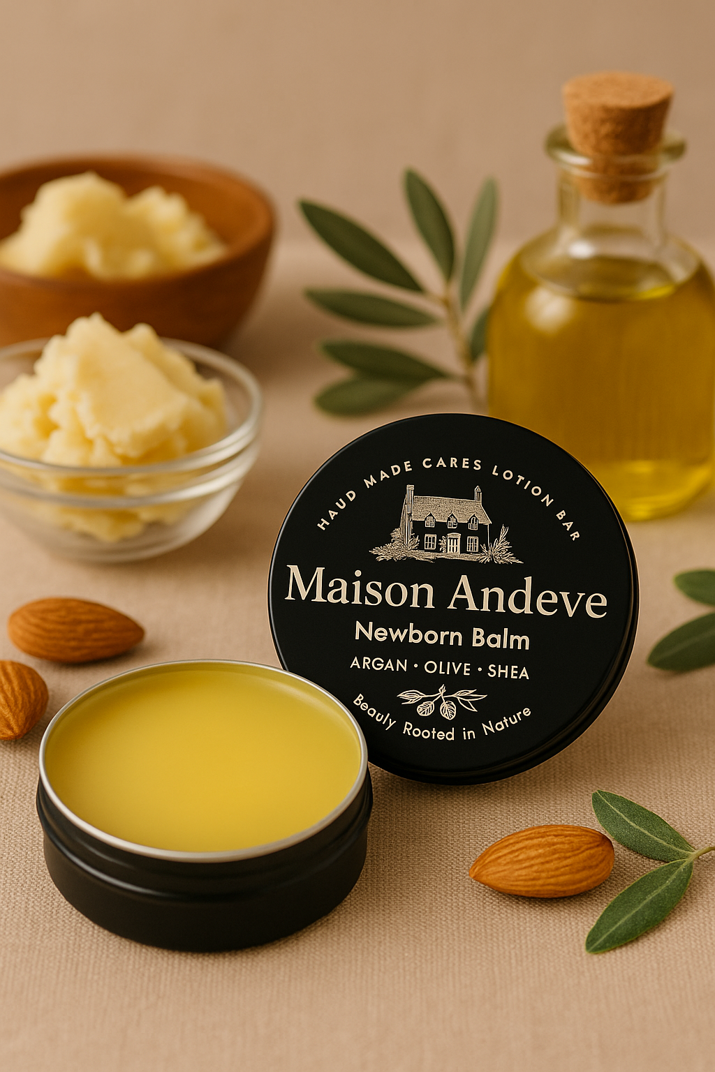Maison Andeve - Newborn Balm 100ml – Scent-Free Natural Baby Skin Care