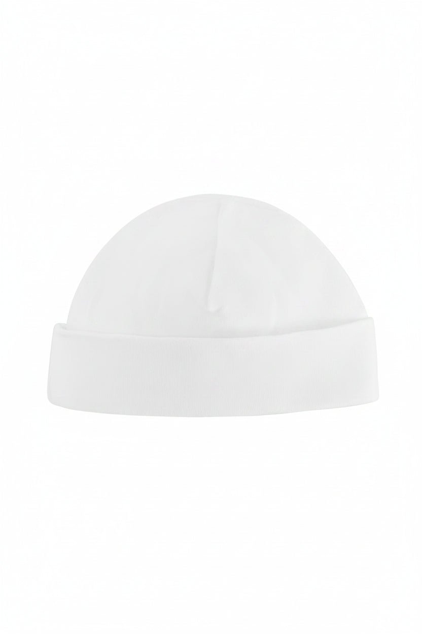 PrimaCotton Organic Cotton Baby Hat - White - Baby&More