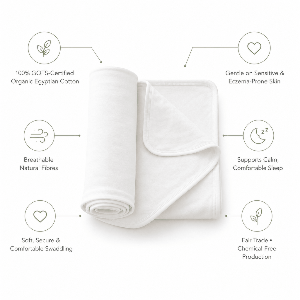PrimaCotton - Organic Swaddle Baby Blanket - Baby&More