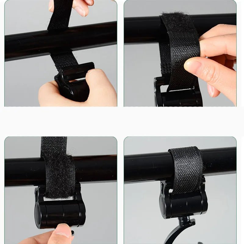 Pushchair Bag Hooks - Black - 2 Pack - Baby&More