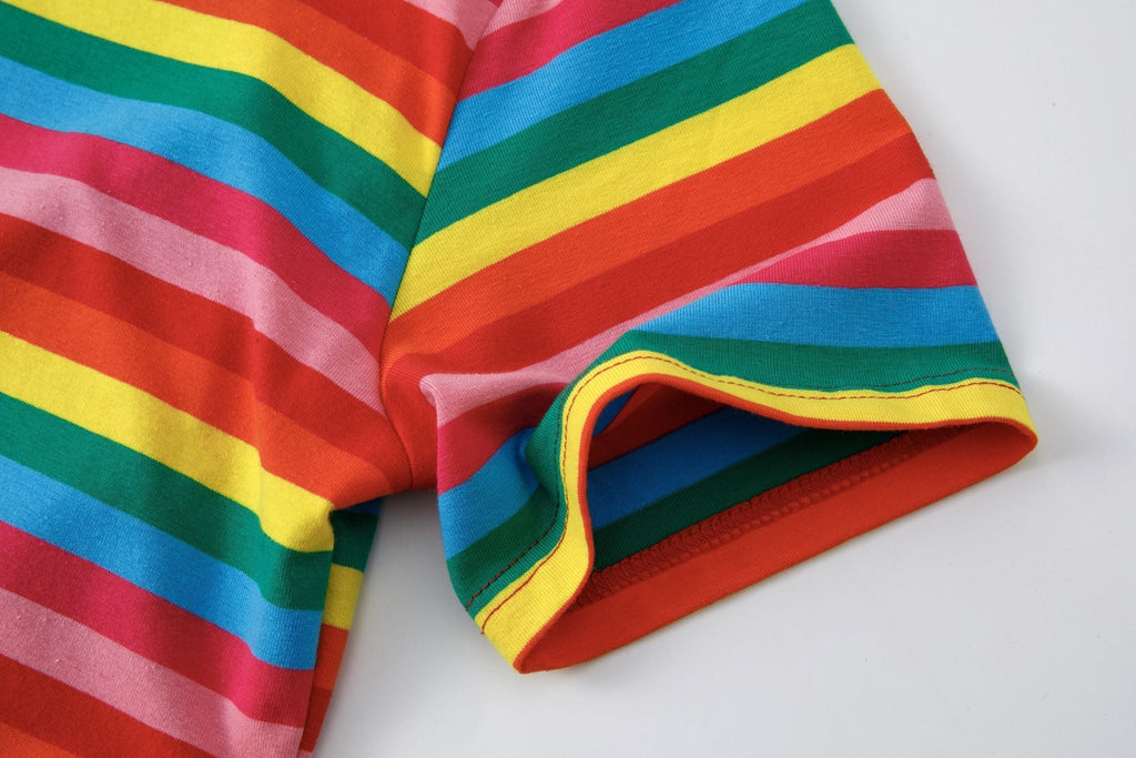 The Breastfeeding Skater Dress - Rainbow