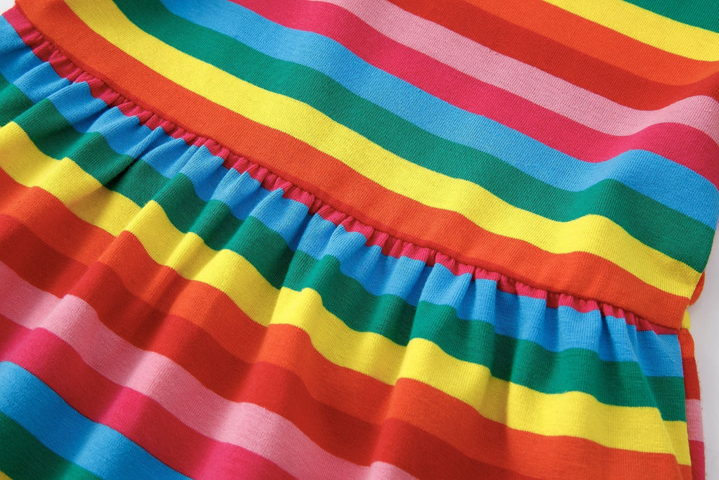 Milkymoon Child's Skater Dress - Rainbow
