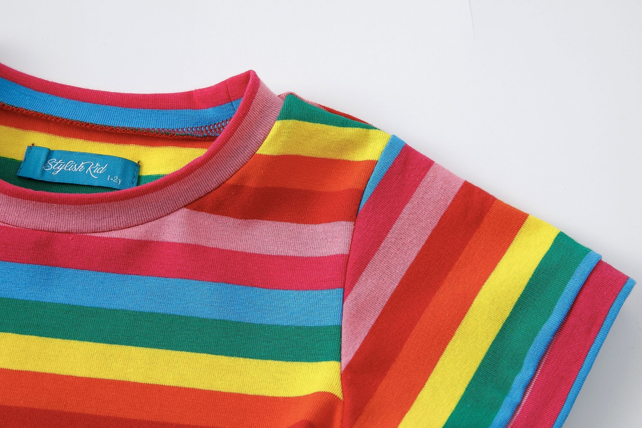 Milkymoon Child's Skater Dress - Rainbow