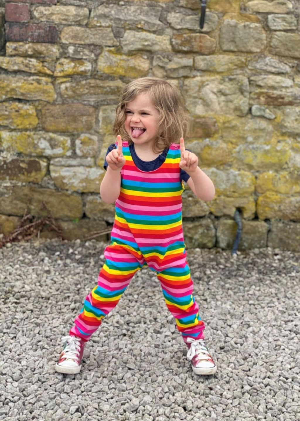 Milkymoon Kids Dungarees - Rainbow