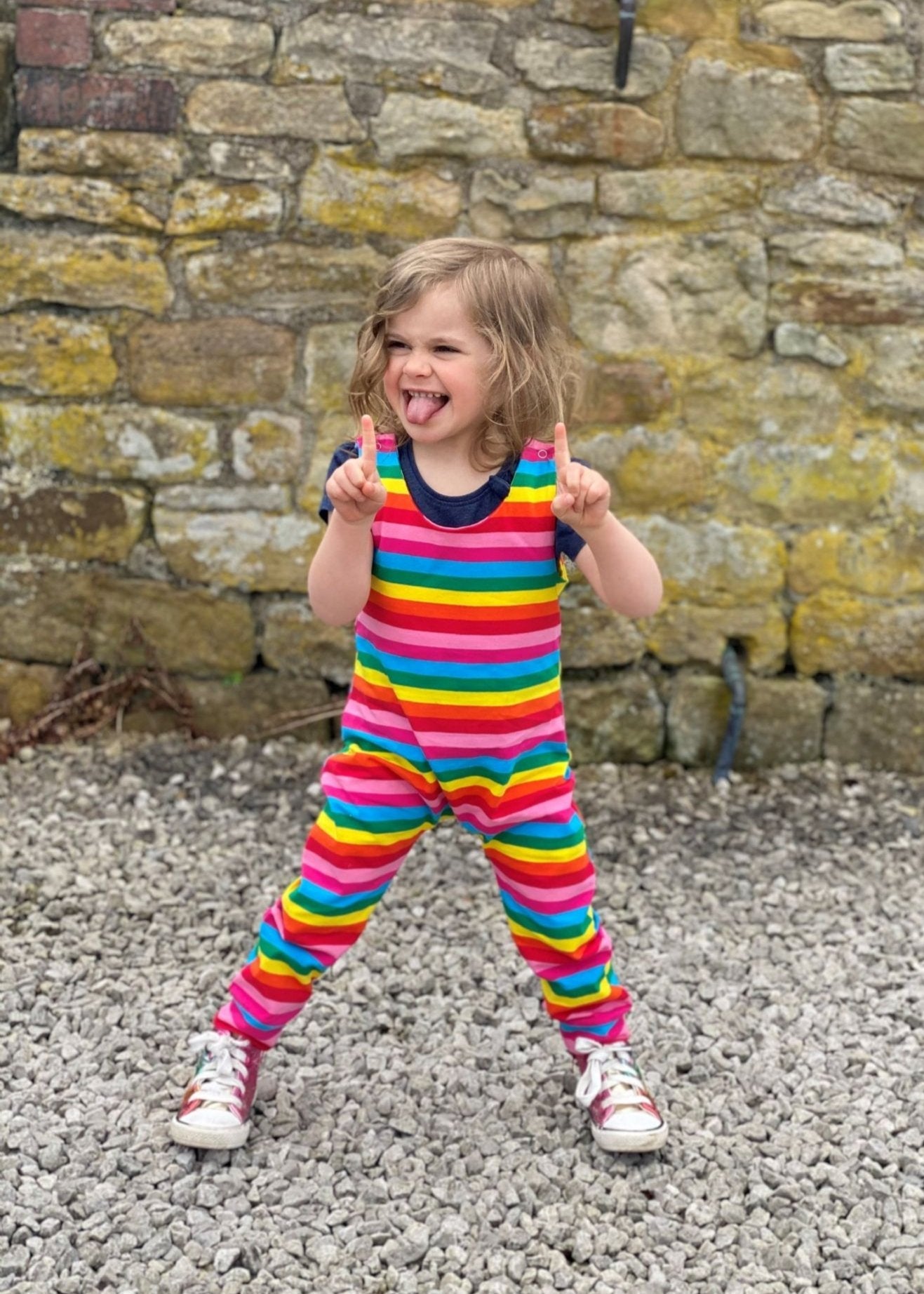 Milkymoon Kids Dungarees - Rainbow