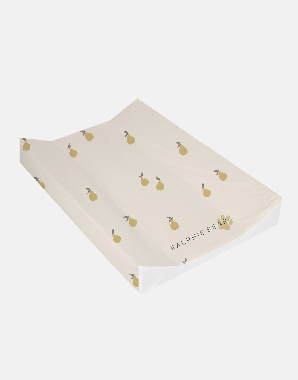Ralphie Bear Anti Roll Wedge Changing Mat - Pears - Baby&More