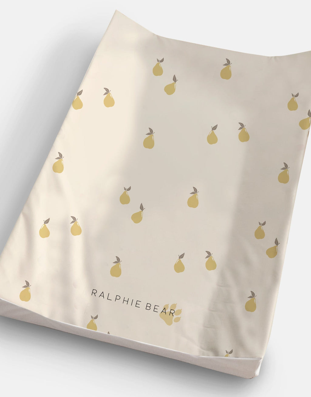 Ralphie Bear Anti Roll Wedge Changing Mat - Pears - Baby&More