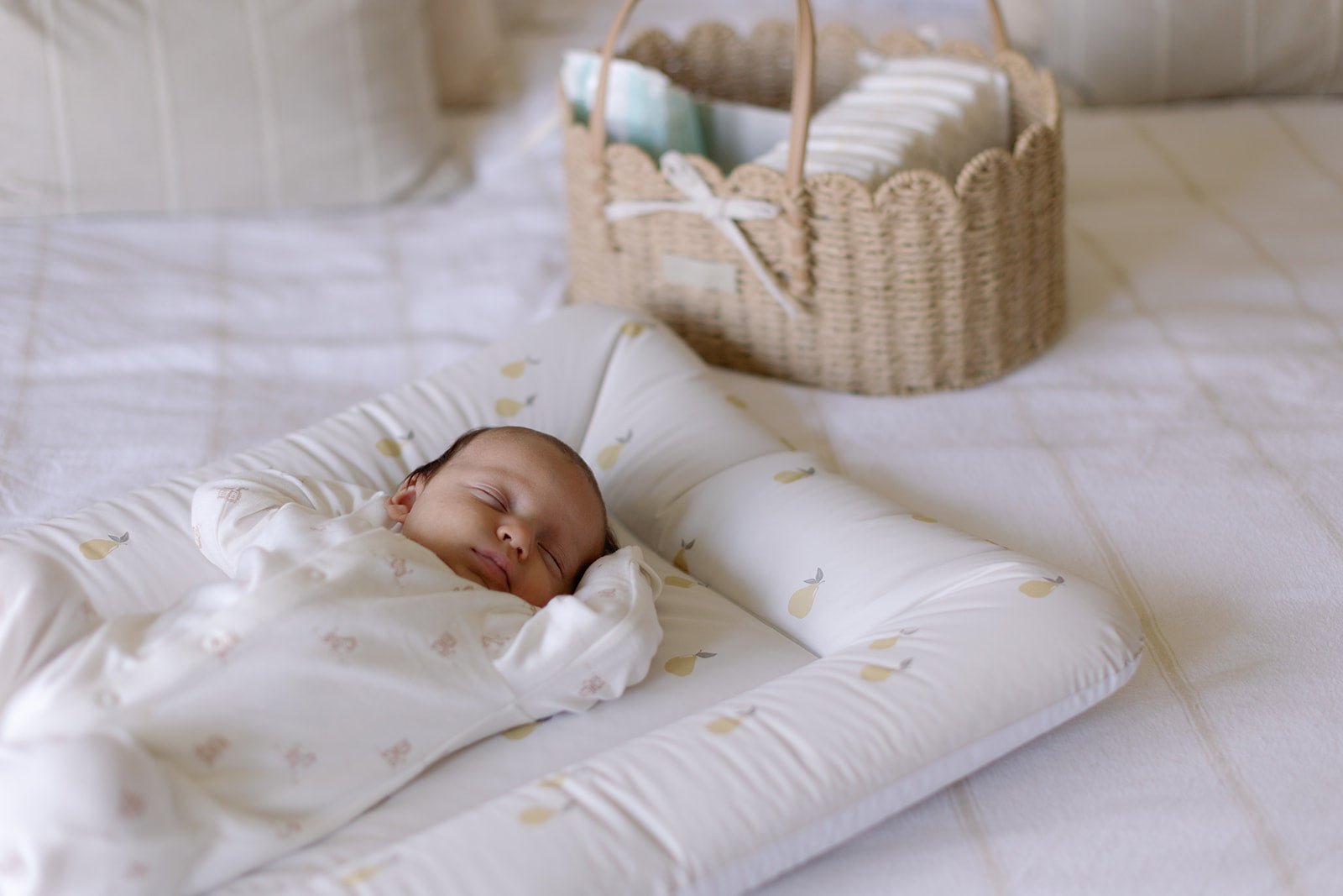 Ralphie Bear Comfort Changing Mat - Pears - Baby&More