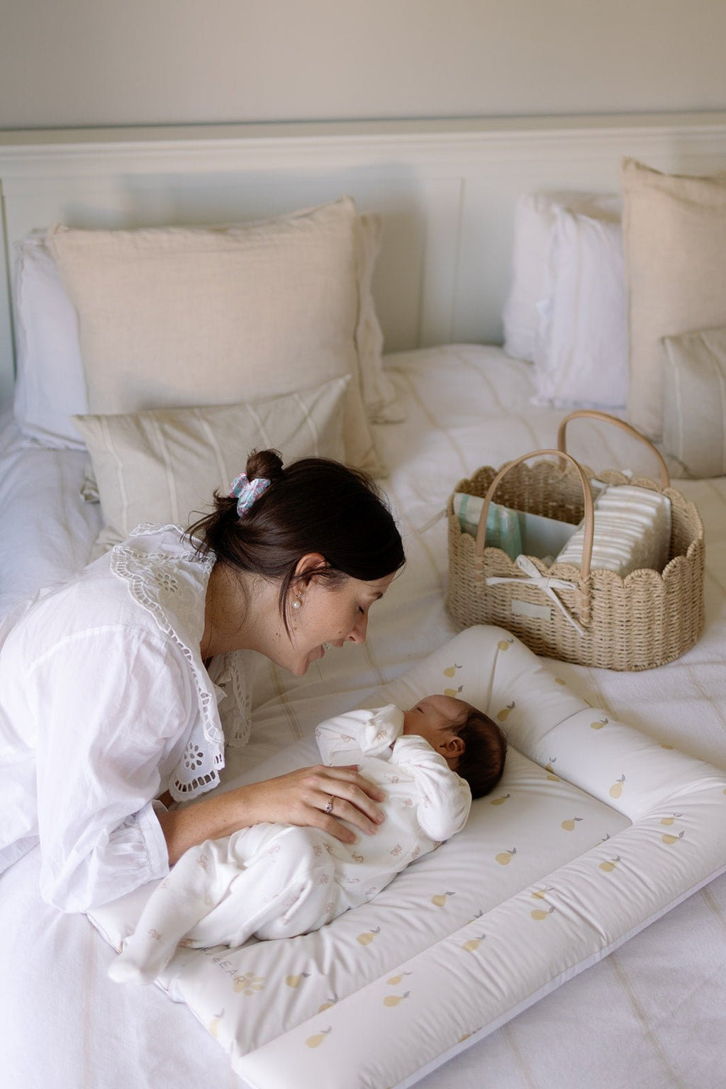 Ralphie Bear Comfort Changing Mat - Pears - Baby&More