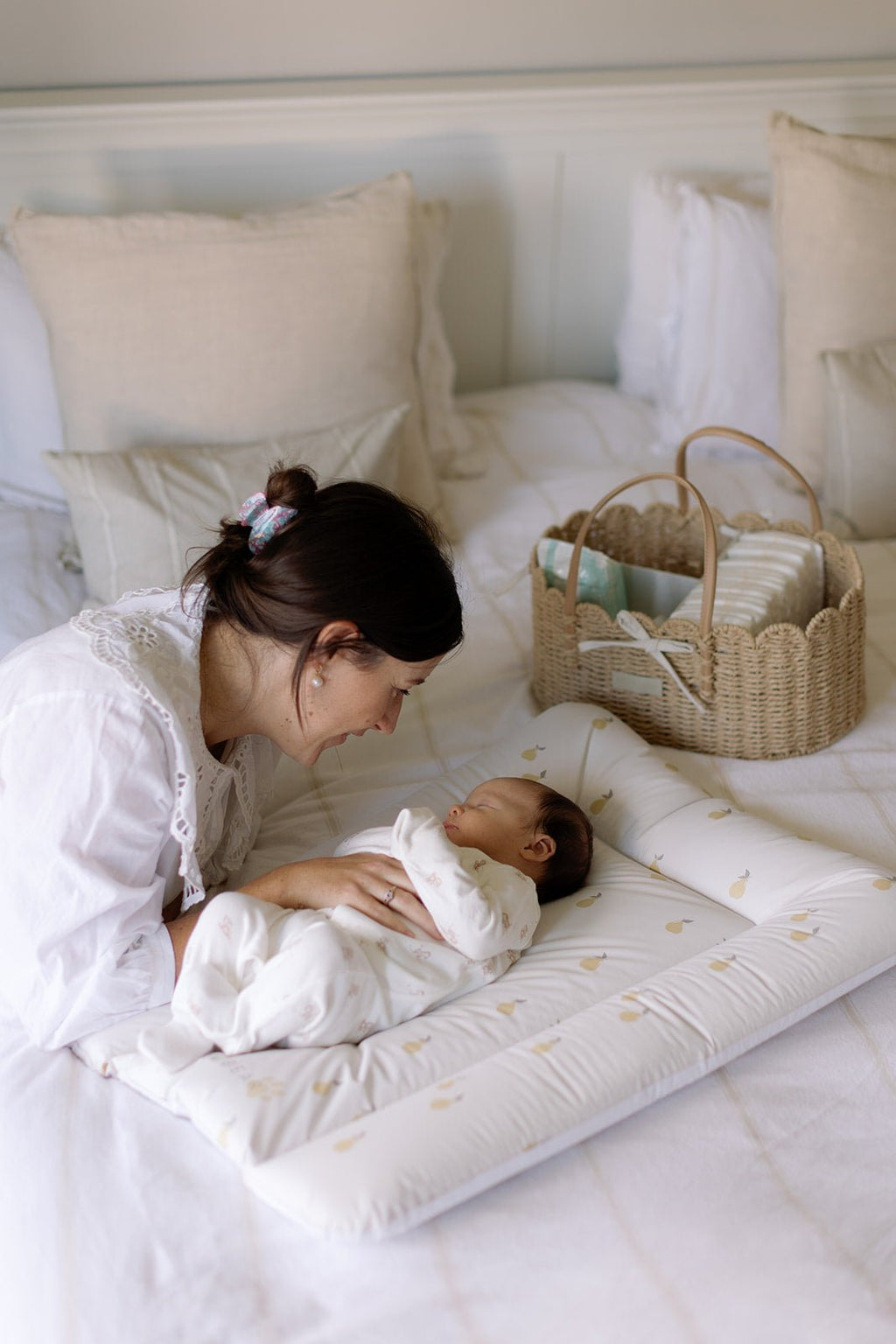 Ralphie Bear Comfort Changing Mat - Pears - Baby&More