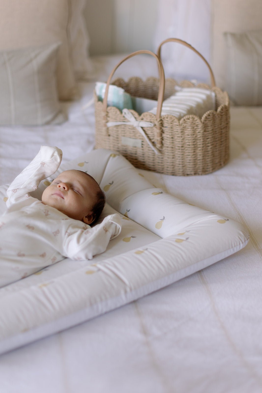 Ralphie Bear Comfort Changing Mat - Pears - Baby&More