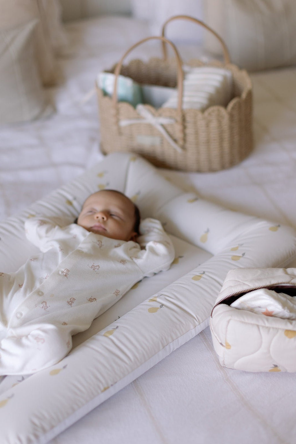 Ralphie Bear Comfort Changing Mat - Pears - Baby&More