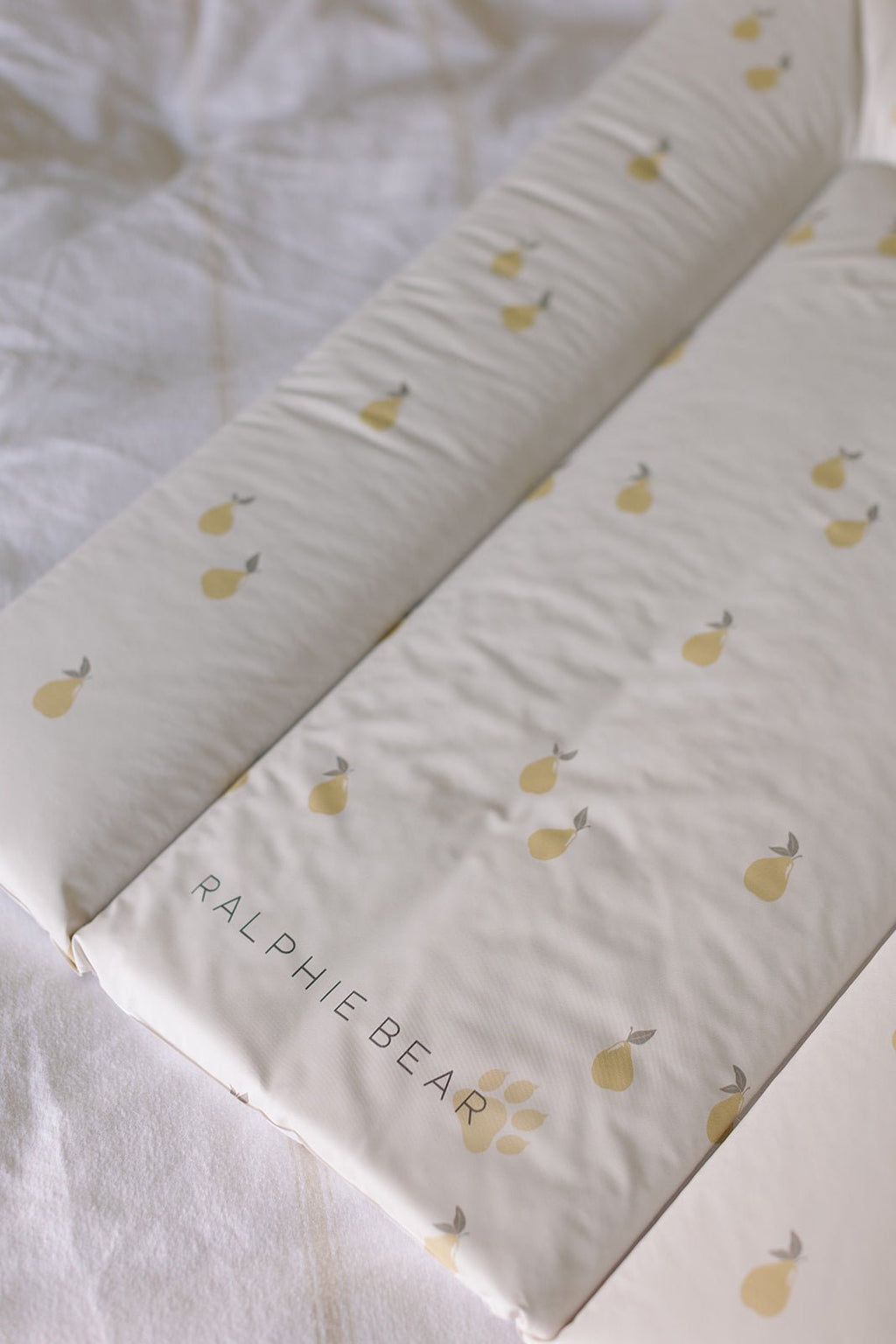 Ralphie Bear Comfort Changing Mat - Pears - Baby&More