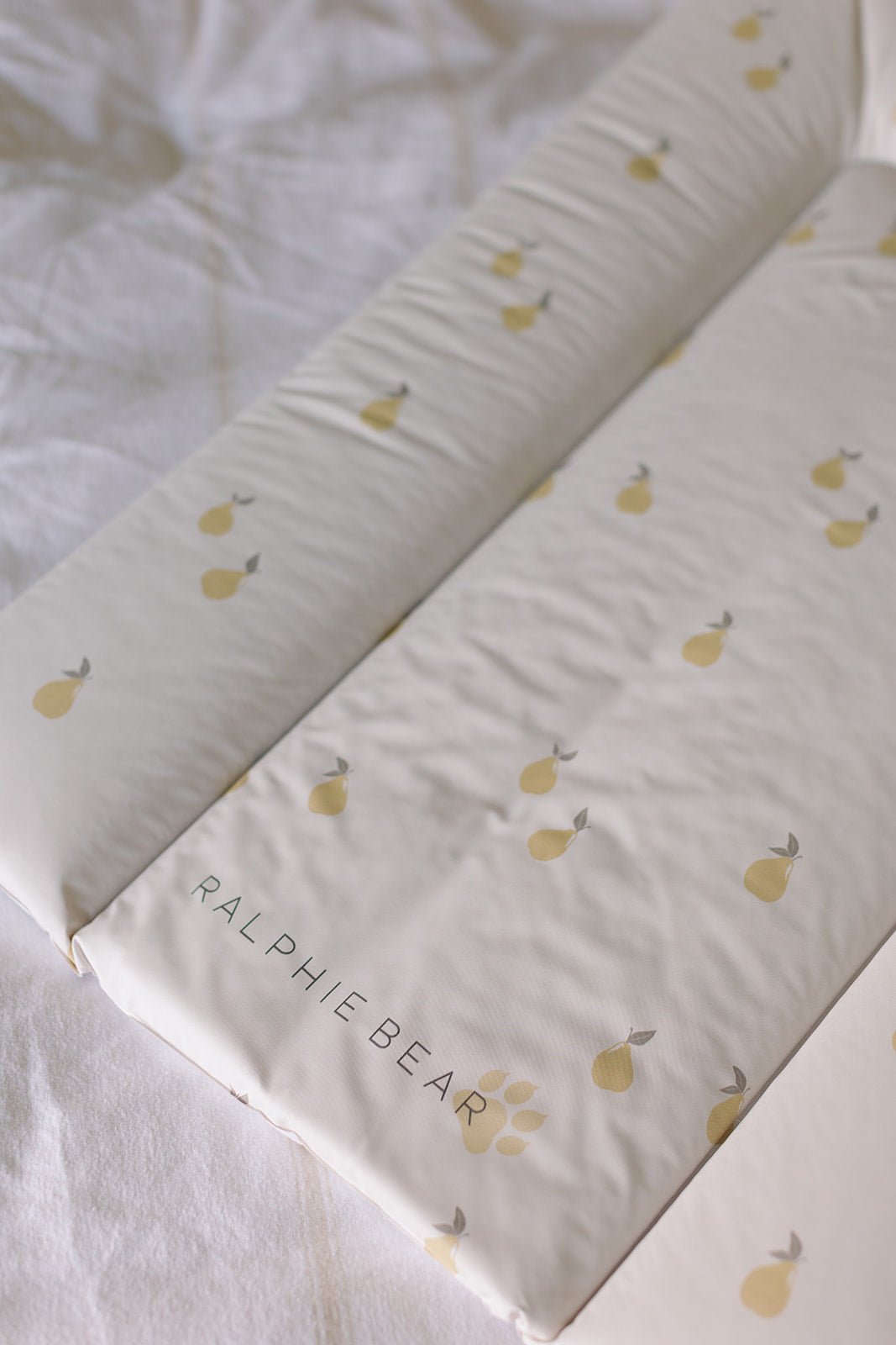 Ralphie Bear Comfort Changing Mat - Pears - Baby&More