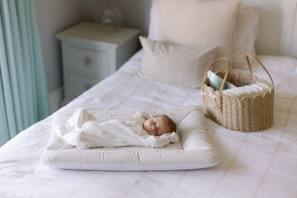 Ralphie Bear Comfort Changing Mat - Pears - Baby&More