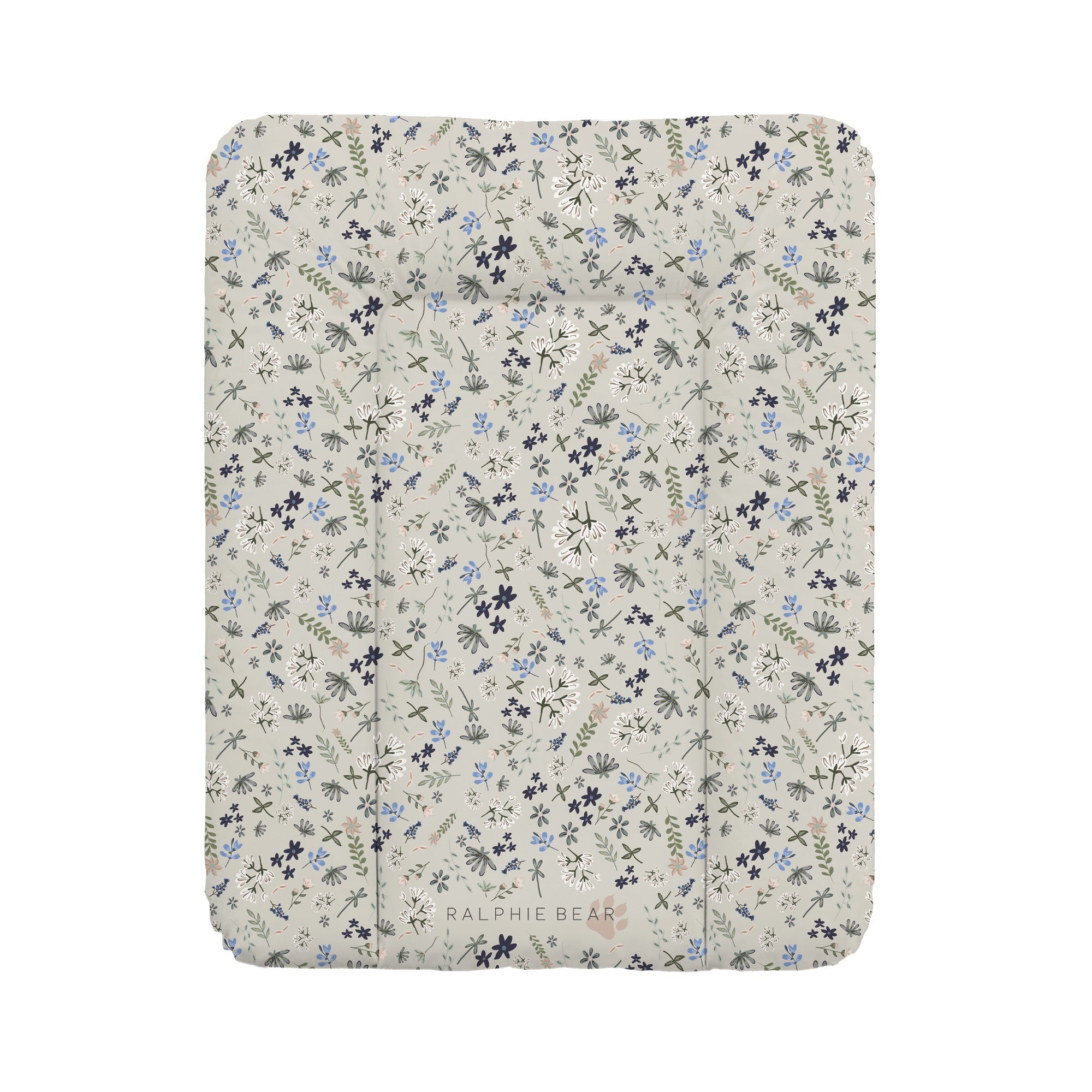 Ralphie Bear Comfort Changing Mat - Wildflower Blue - Baby&More