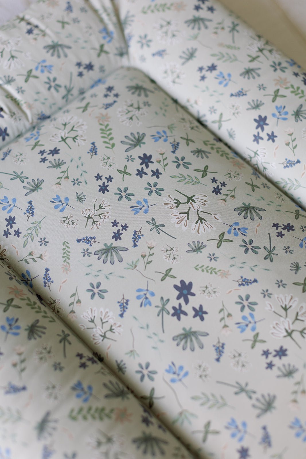 Ralphie Bear Comfort Changing Mat - Wildflower Blue - Baby&More