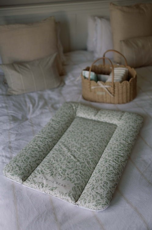 Ralphie Bear Comfort Changing Mat - Willow - Baby&More