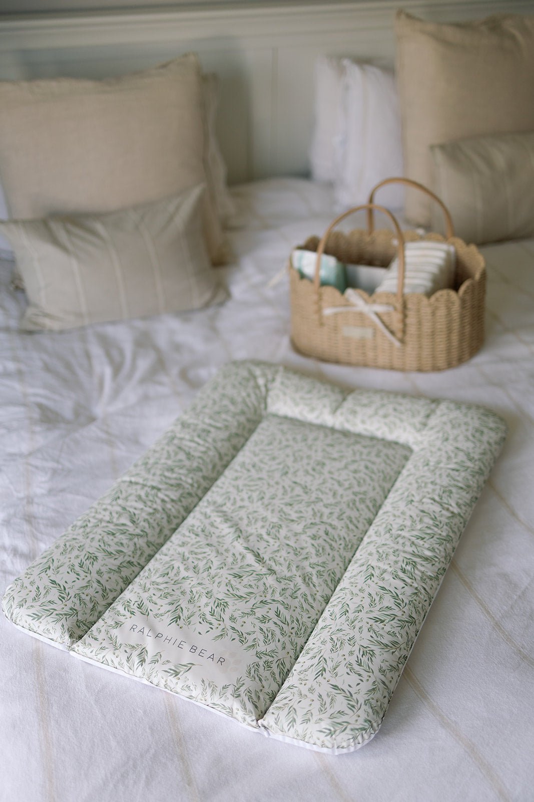Ralphie Bear Comfort Changing Mat - Willow - Baby&More