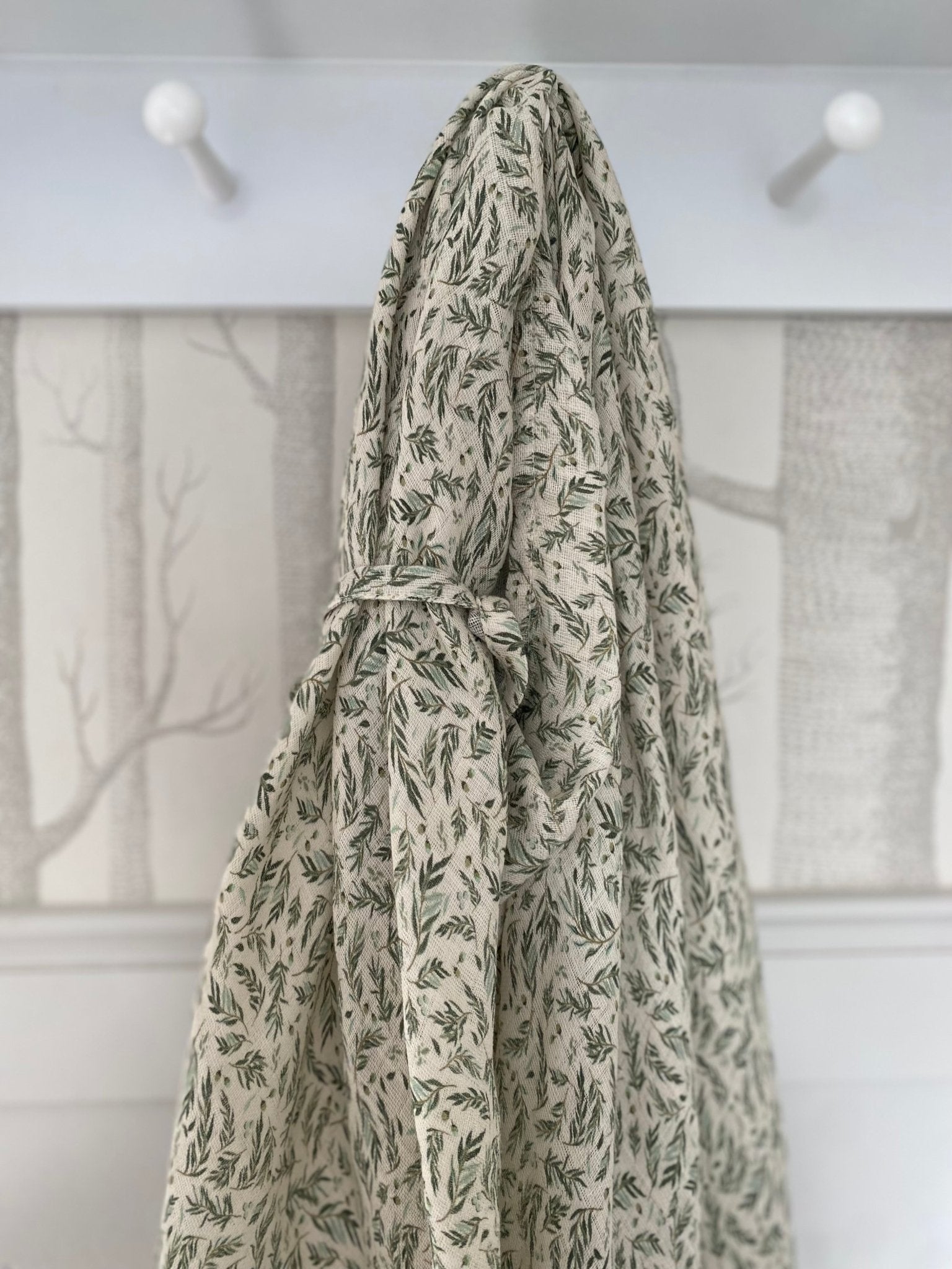 Ralphie Bear Large Swaddle Muslin - Willow - Baby&More