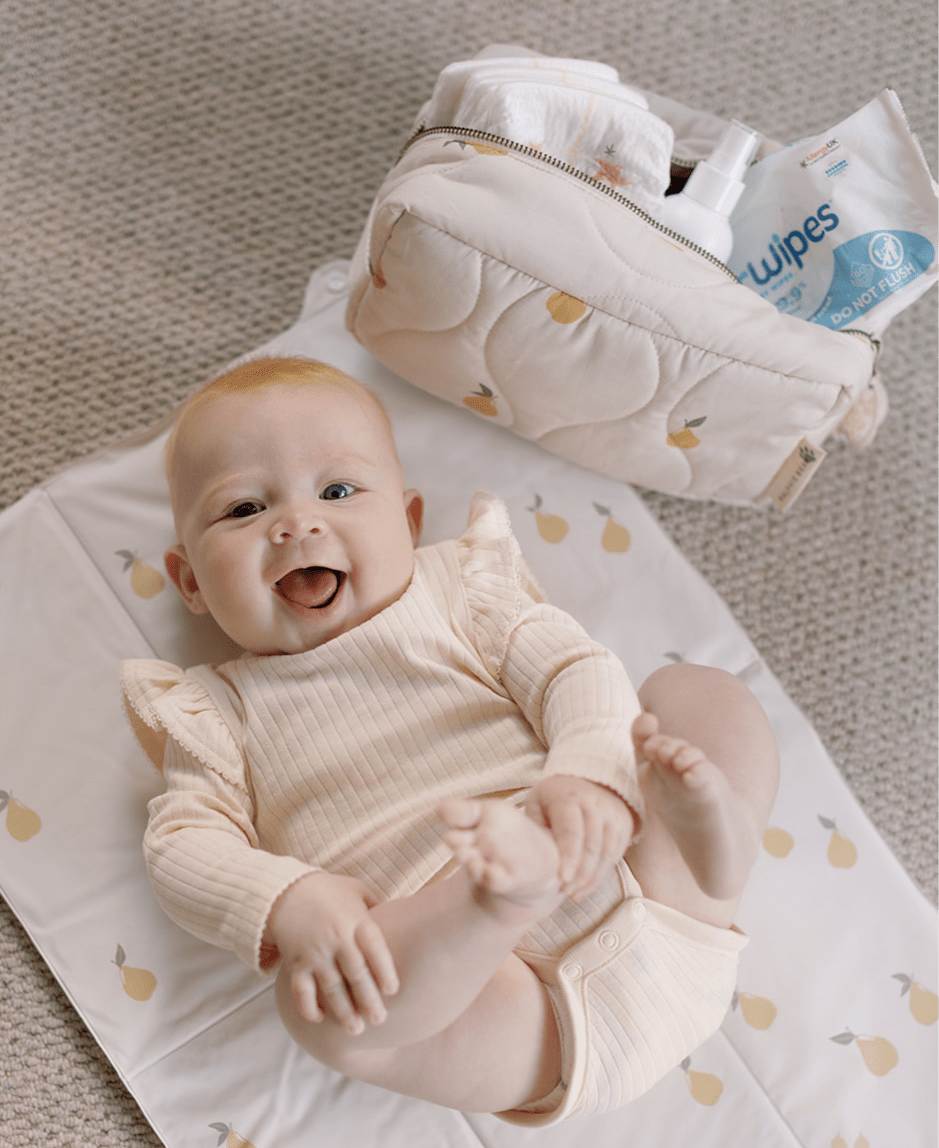 Ralphie Bear Quilted Washbag - Pears - Baby&More