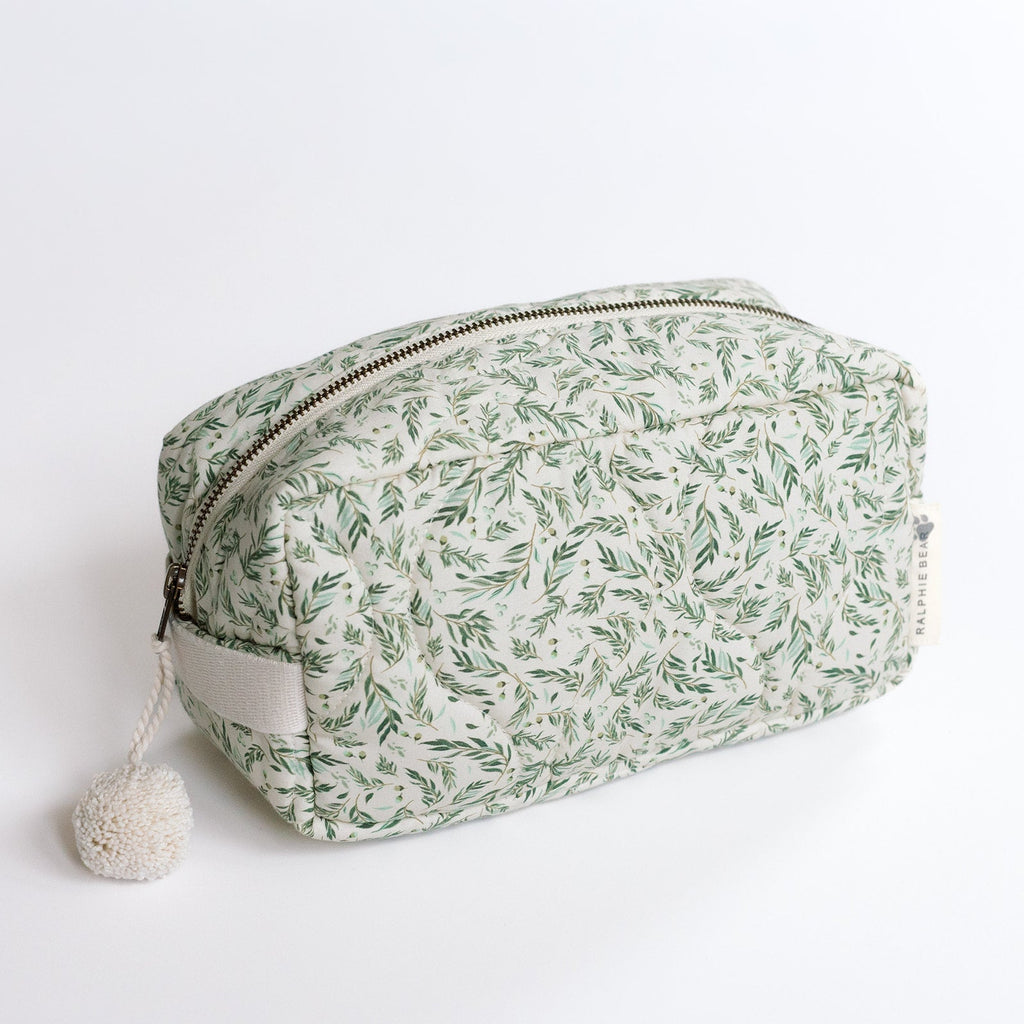 Ralphie Bear Quilted Washbag - Willow - Baby&More