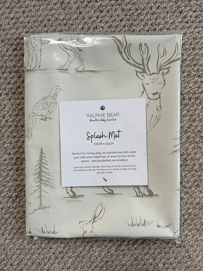 Ralphie Bear Splash Mat - Woodland - Baby&More