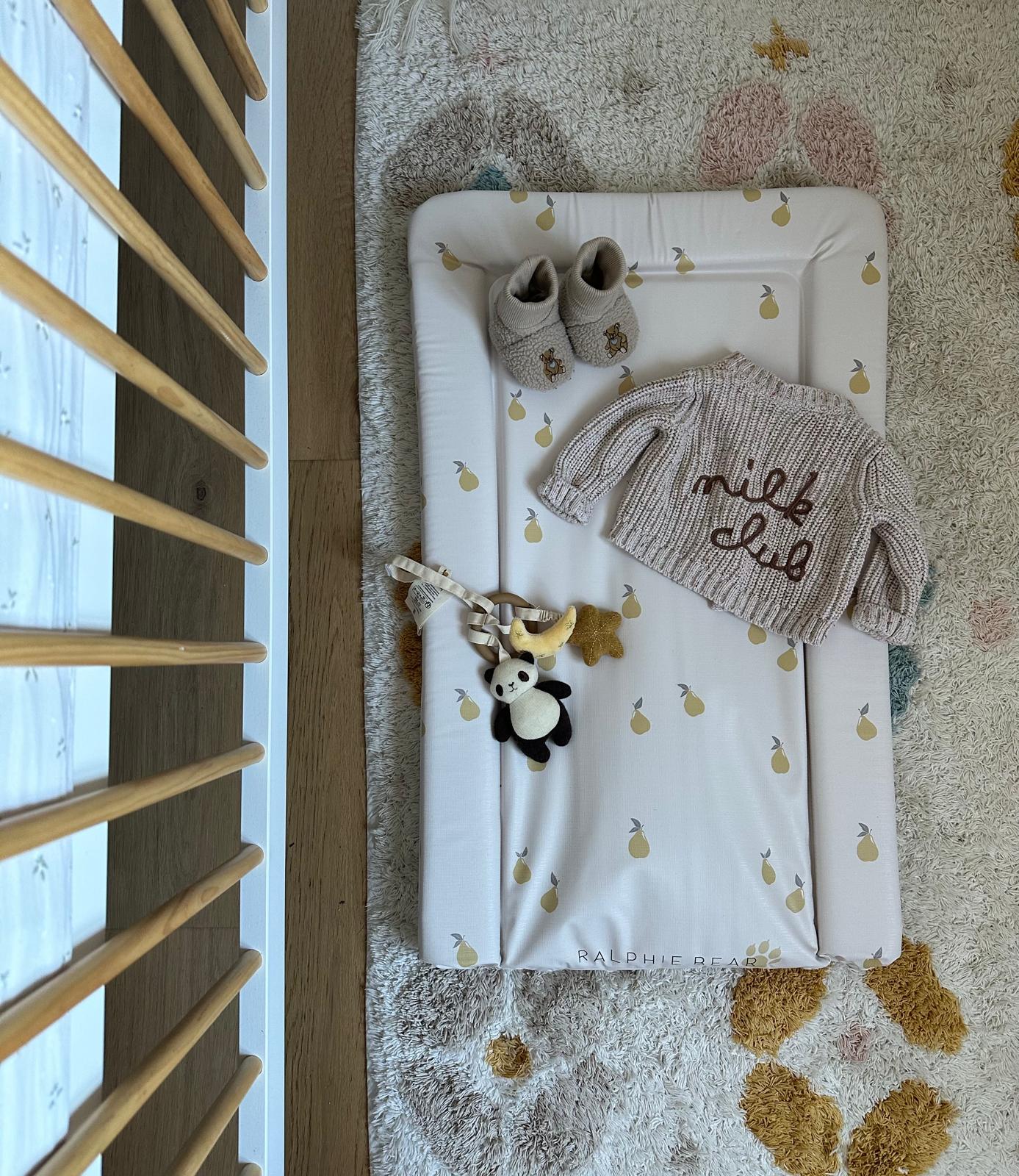 Ralphie Bear Table Changing Mat - Pears - Baby&More