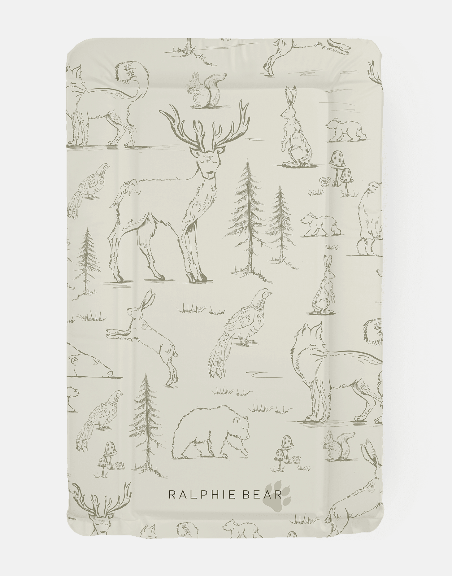 Ralphie Bear Table Changing Mat - Woodland - Baby&More