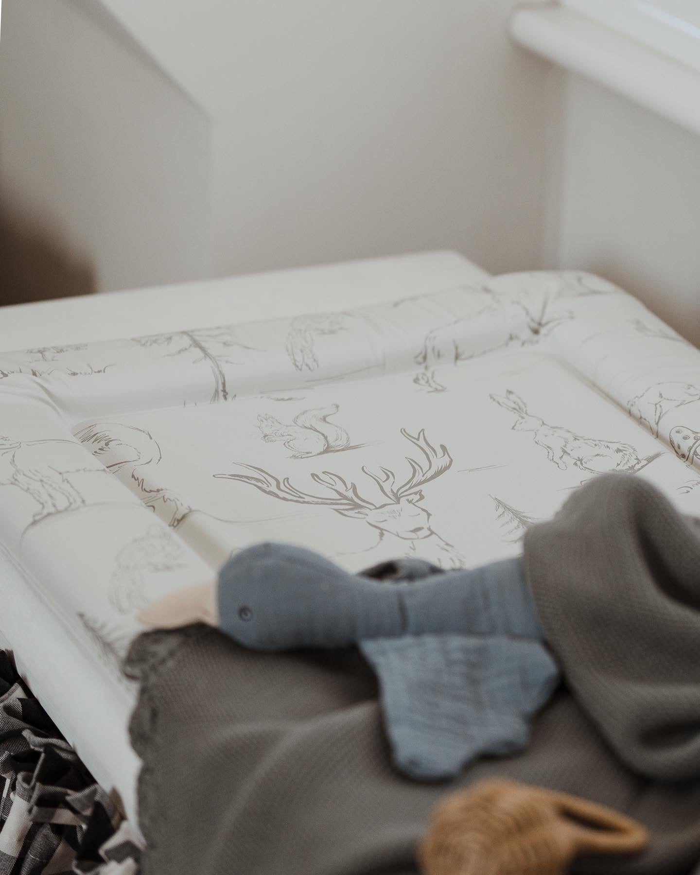 Ralphie Bear Table Changing Mat - Woodland - Baby&More