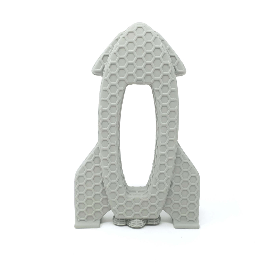 Natural Rubber Space Teether Baby Toy - OrBITEr® Rocket