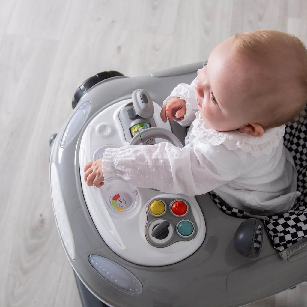Red Kite Baby Go Round Race Sporty Car Electronic Walker - Grey - Baby&More