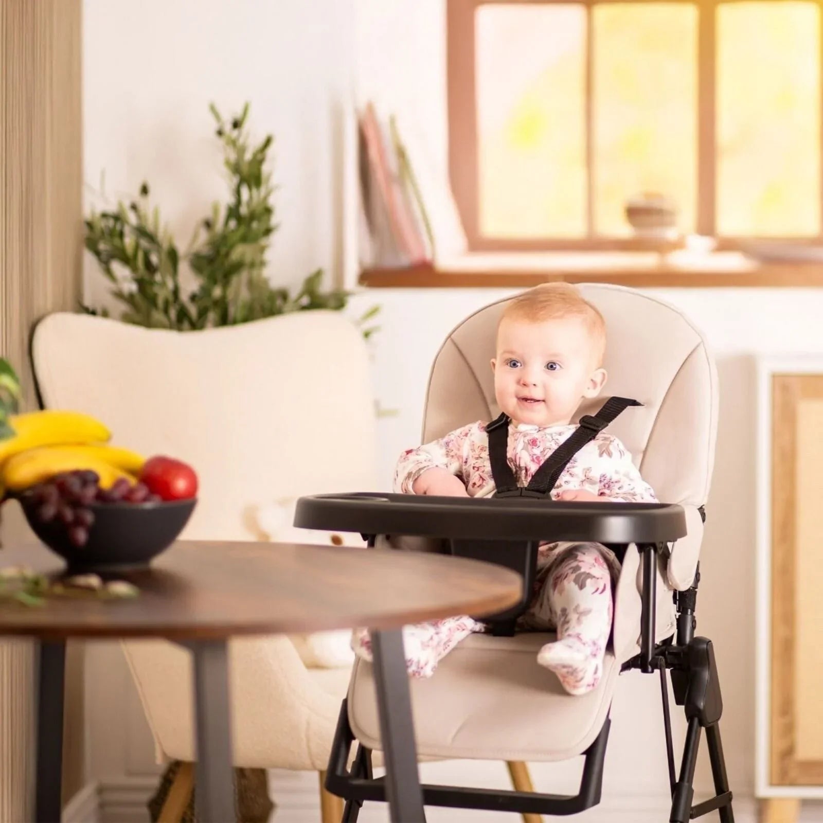 Red Kite Feed Me Fold Highchair - Grey - Baby&More